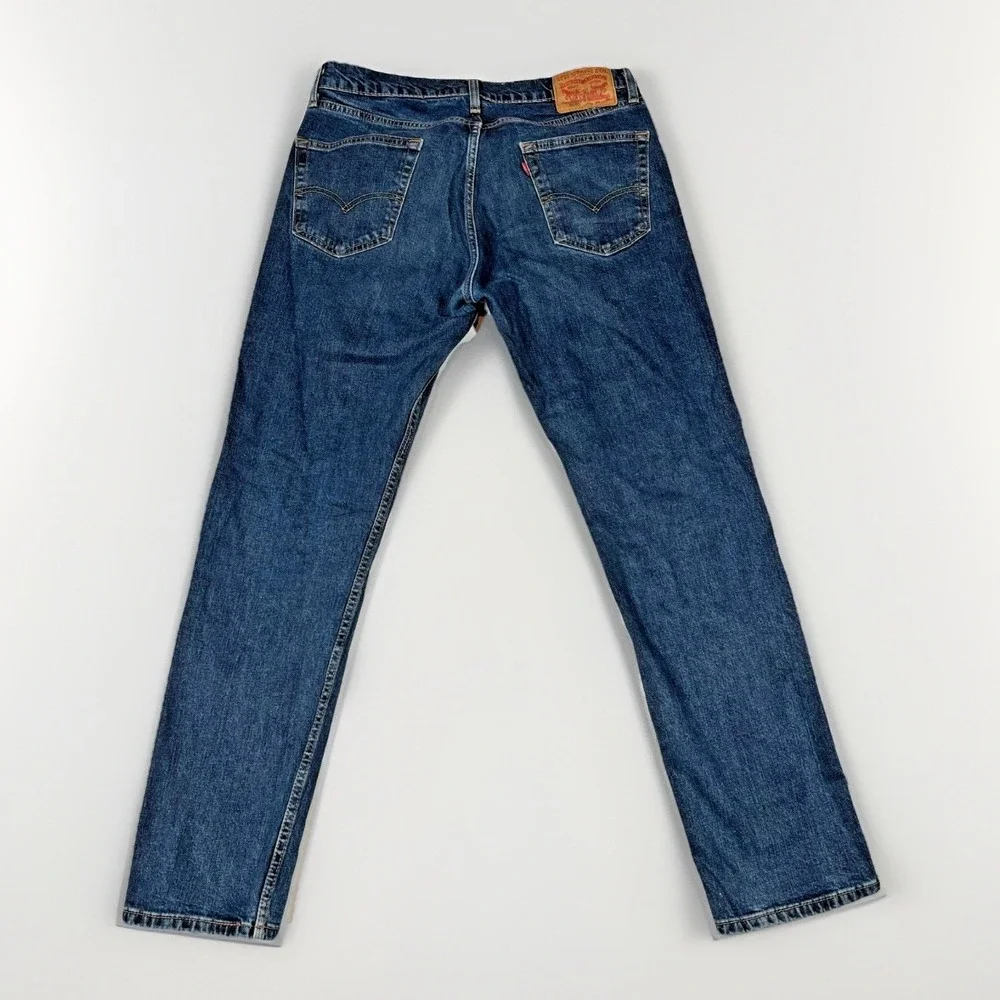 Levi's 505 Regular Fit Jeans Mens 33x32 Blue Straight Leg Denim Pants
